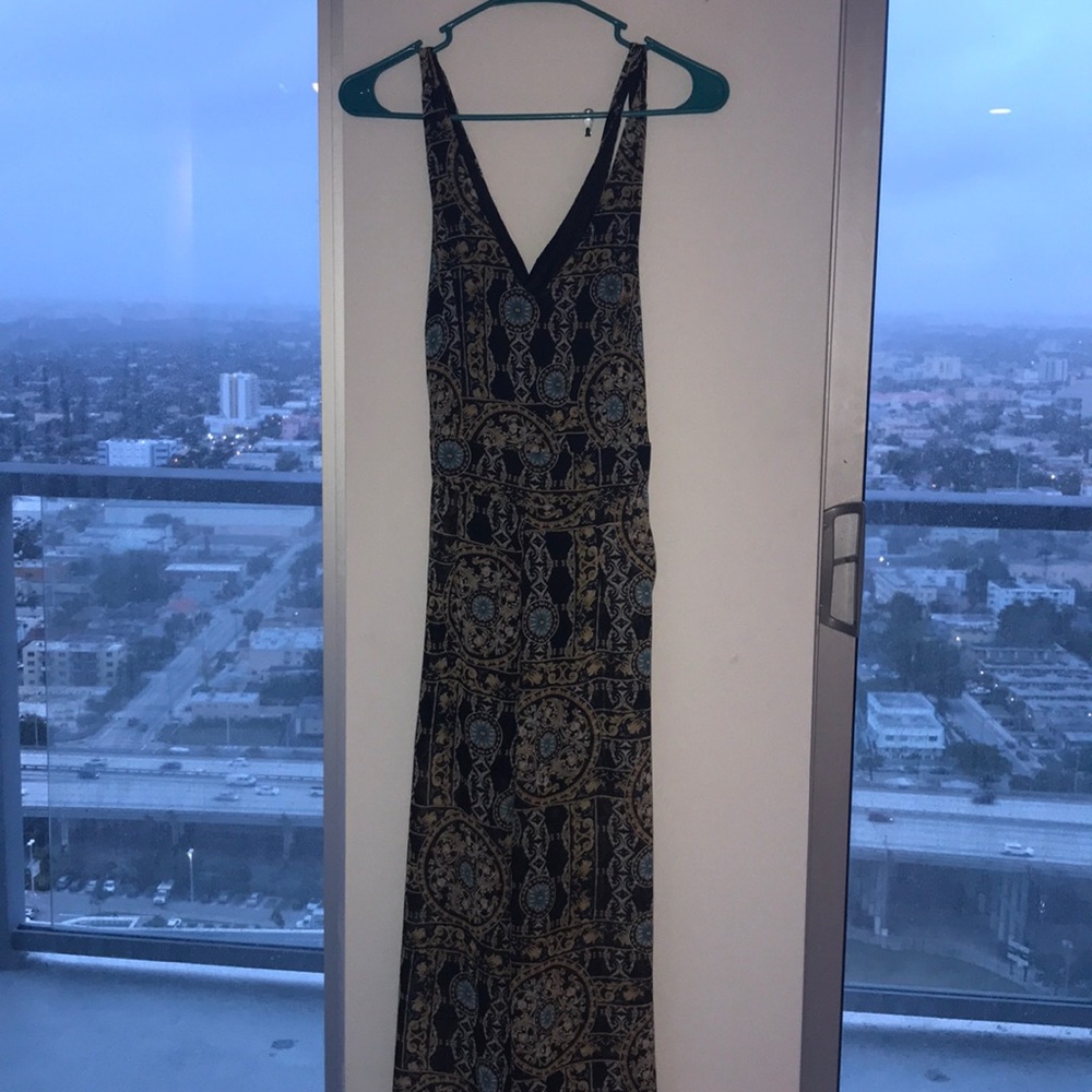 ASTR sleeveless floral jumpsuit